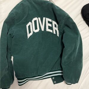 Vintage Green Dover letterman Jacket